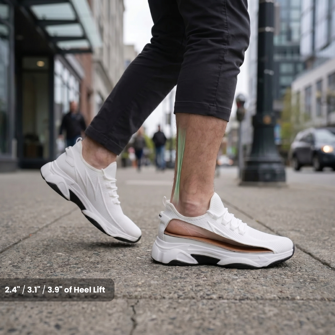 Ashton | Heel-Lifted Sneakers for Achilles Pain
