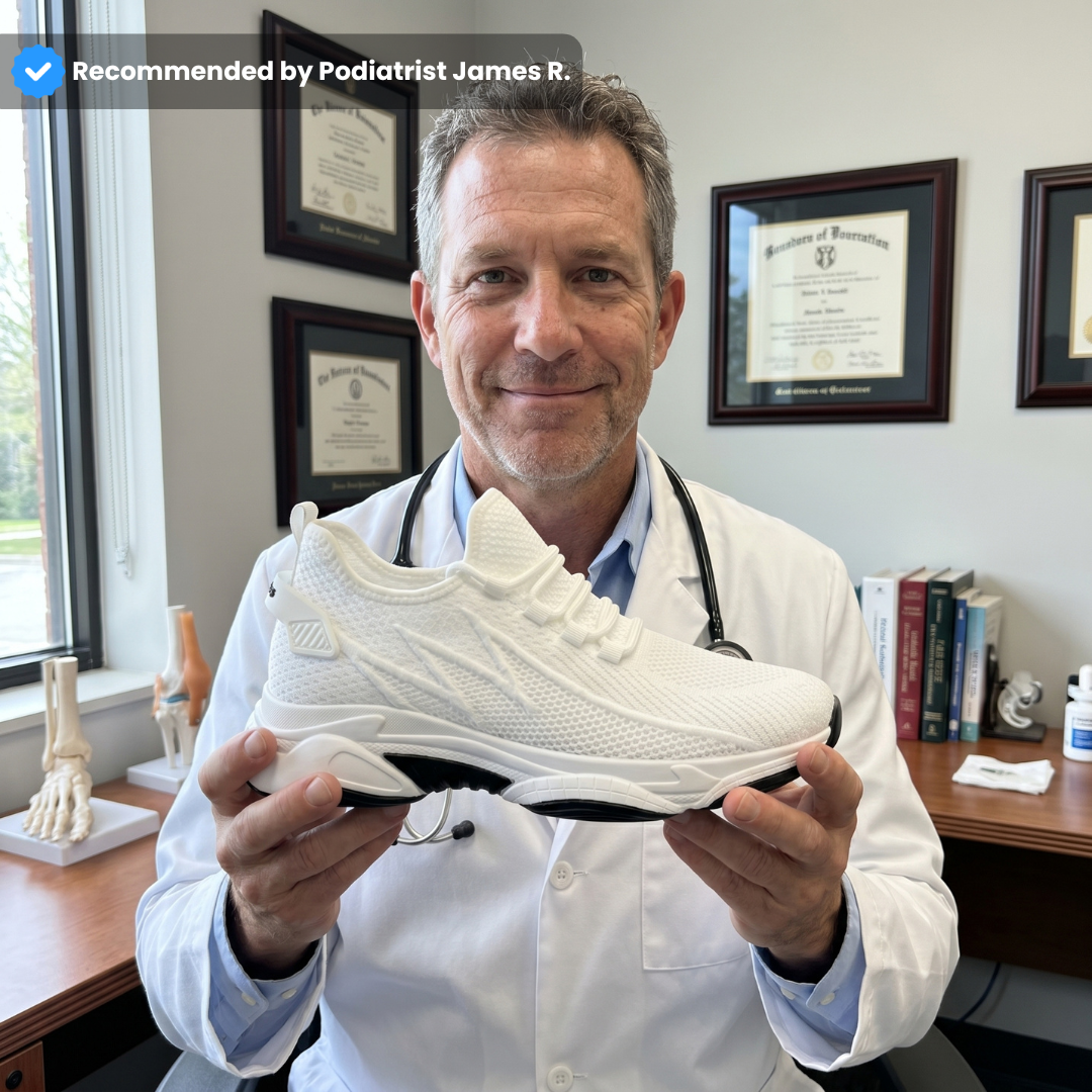 Ashton | Heel-Lifted Sneakers for Achilles Pain